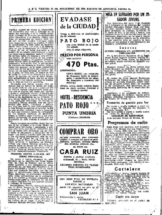ABC SEVILLA 27-11-1970 página 55