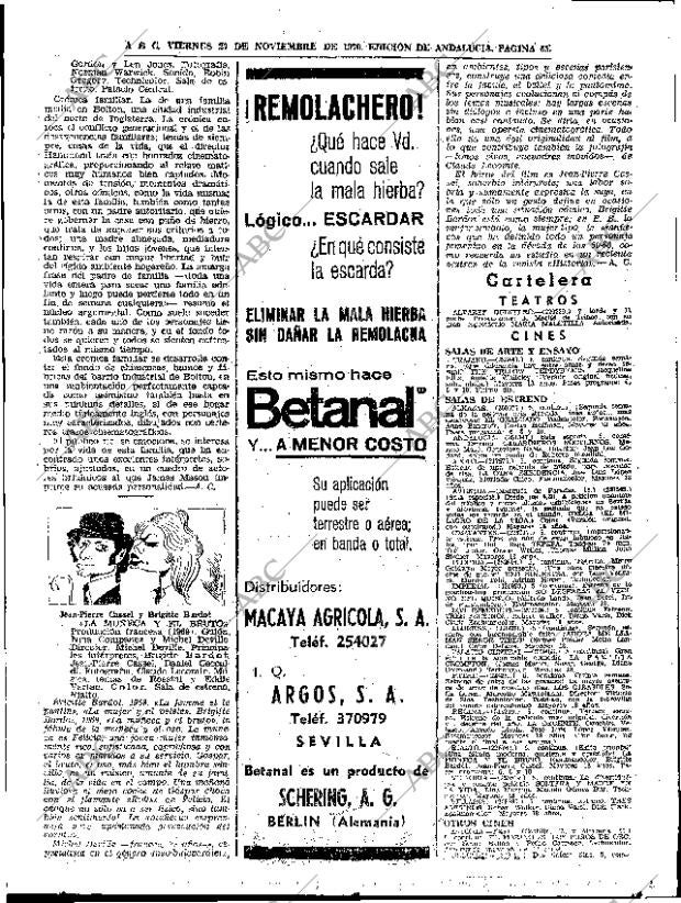 ABC SEVILLA 27-11-1970 página 65