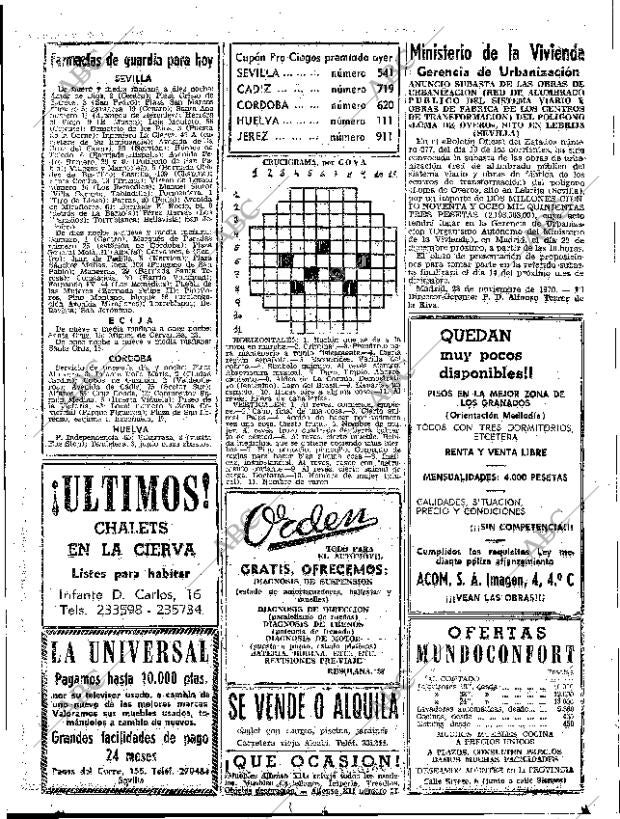 ABC SEVILLA 27-11-1970 página 73