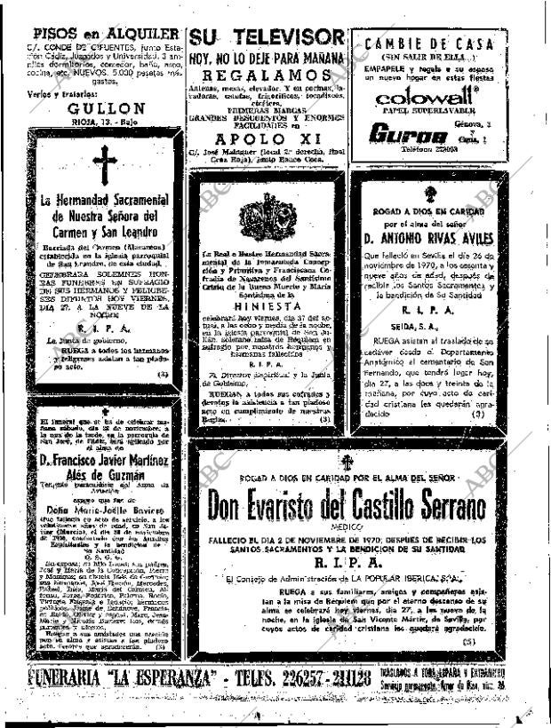 ABC SEVILLA 27-11-1970 página 77