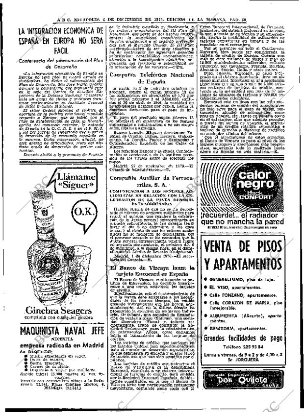 ABC MADRID 02-12-1970 página 80