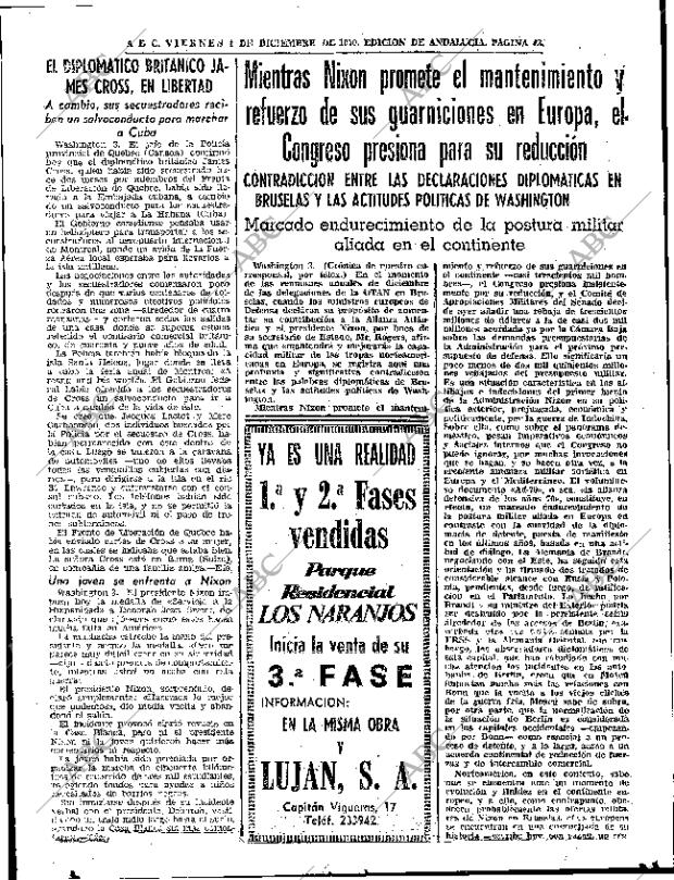 ABC SEVILLA 04-12-1970 página 43