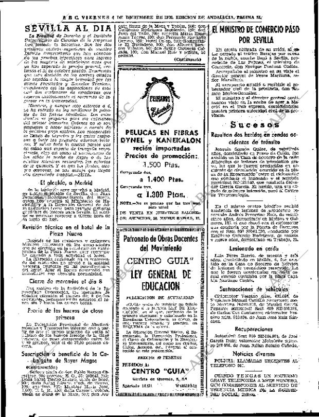 ABC SEVILLA 04-12-1970 página 51