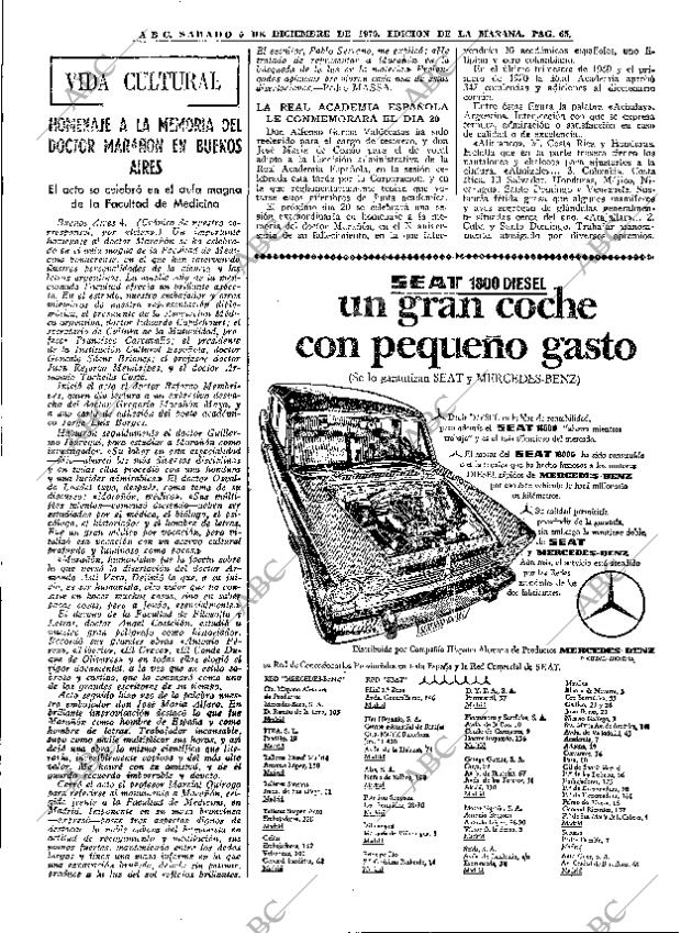 ABC MADRID 05-12-1970 página 67