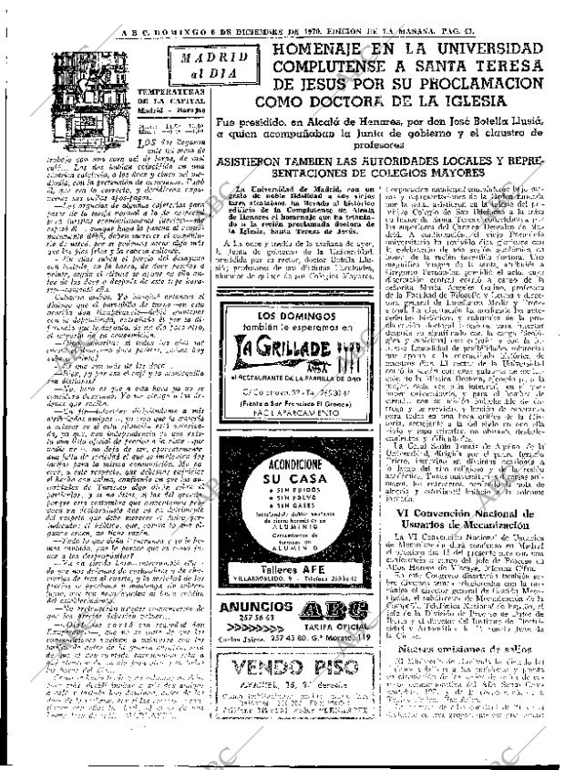 ABC MADRID 06-12-1970 página 43