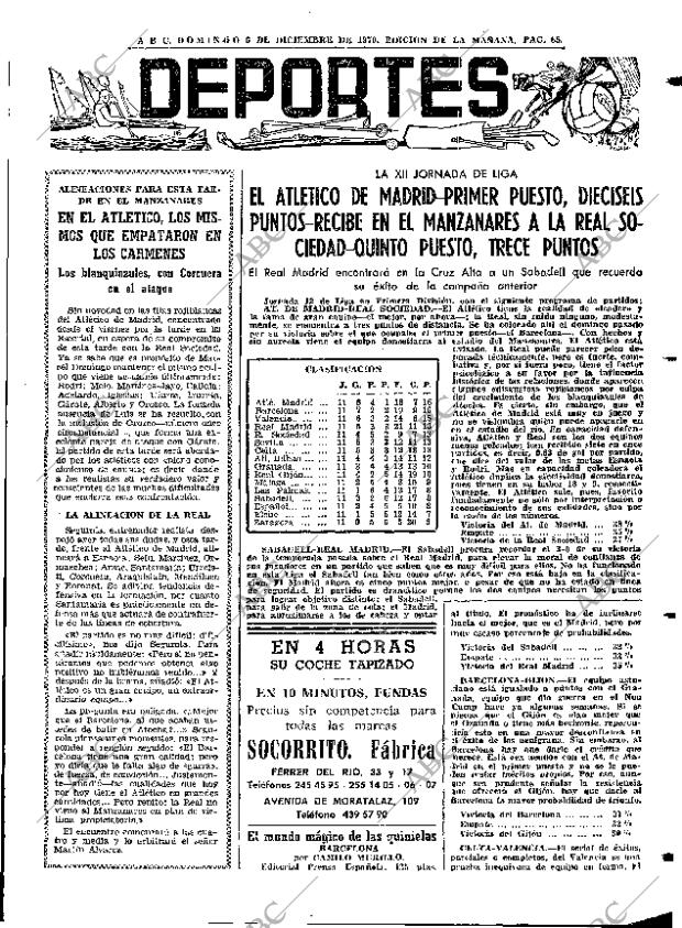 ABC MADRID 06-12-1970 página 65