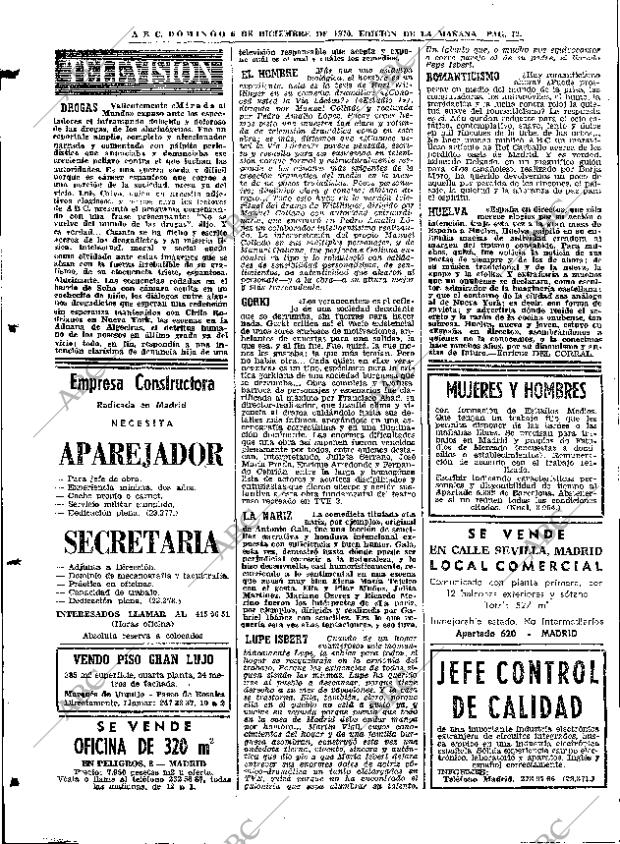 ABC MADRID 06-12-1970 página 72