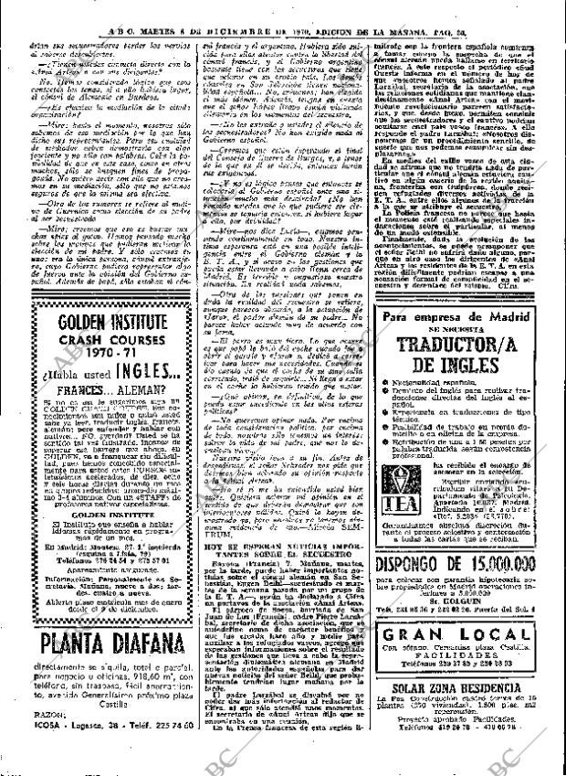ABC MADRID 08-12-1970 página 20