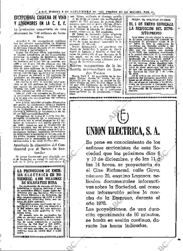 ABC MADRID 08-12-1970 página 61