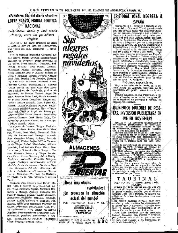 ABC SEVILLA 10-12-1970 página 51