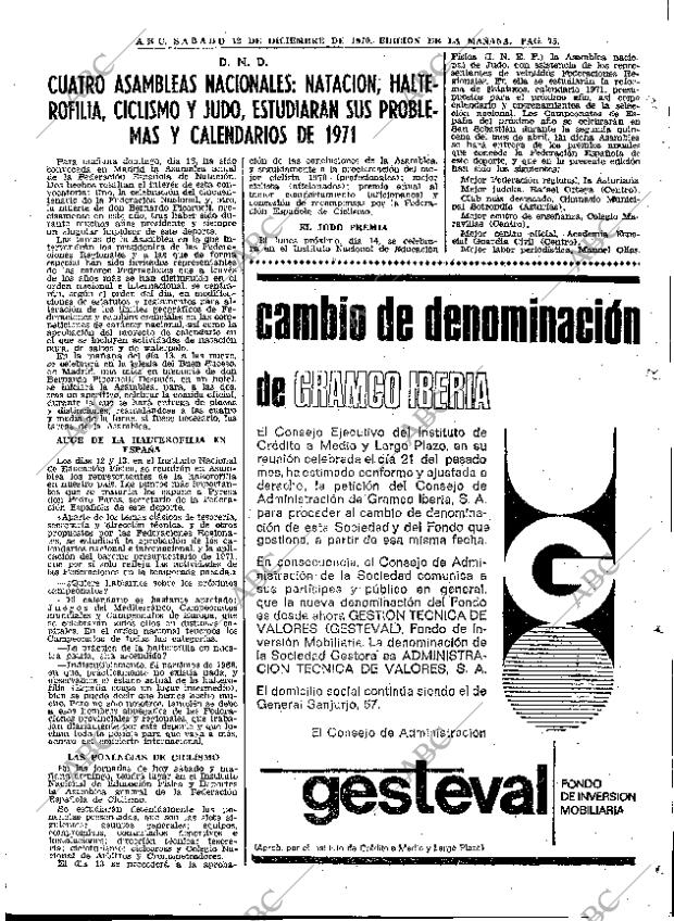 ABC MADRID 12-12-1970 página 75