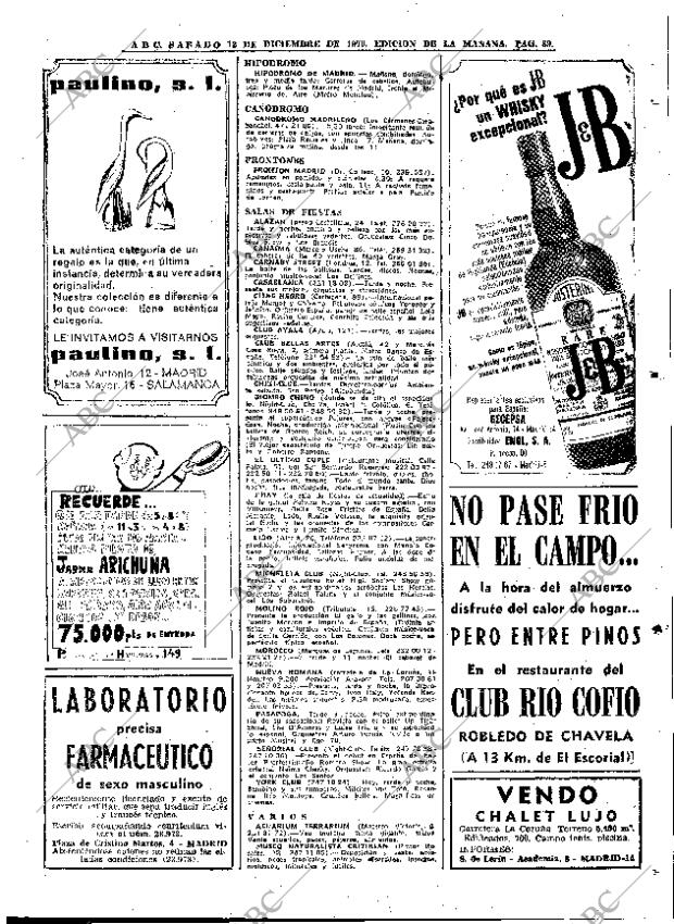 ABC MADRID 12-12-1970 página 89