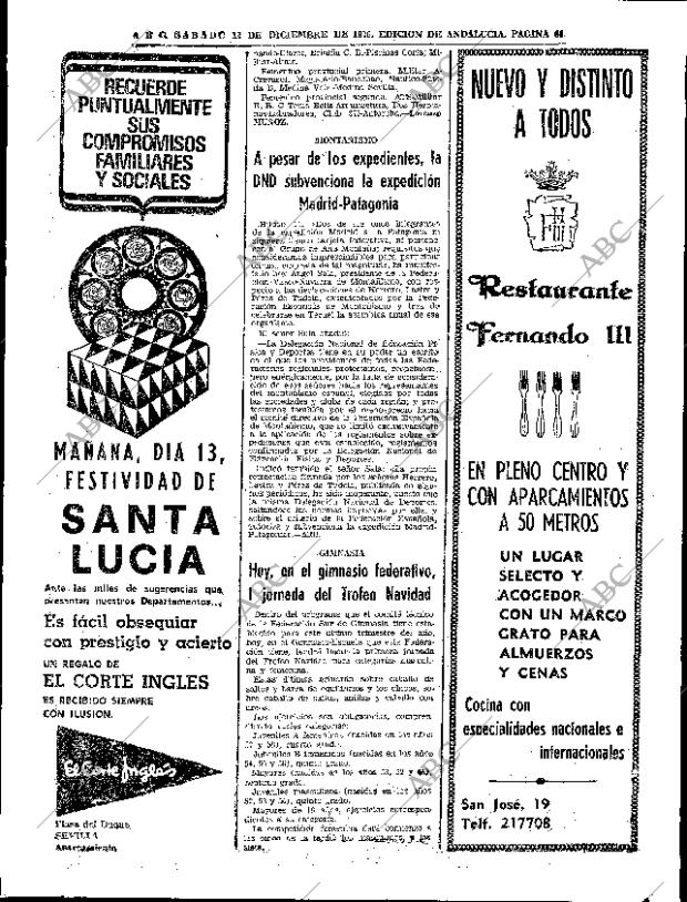 ABC SEVILLA 12-12-1970 página 58