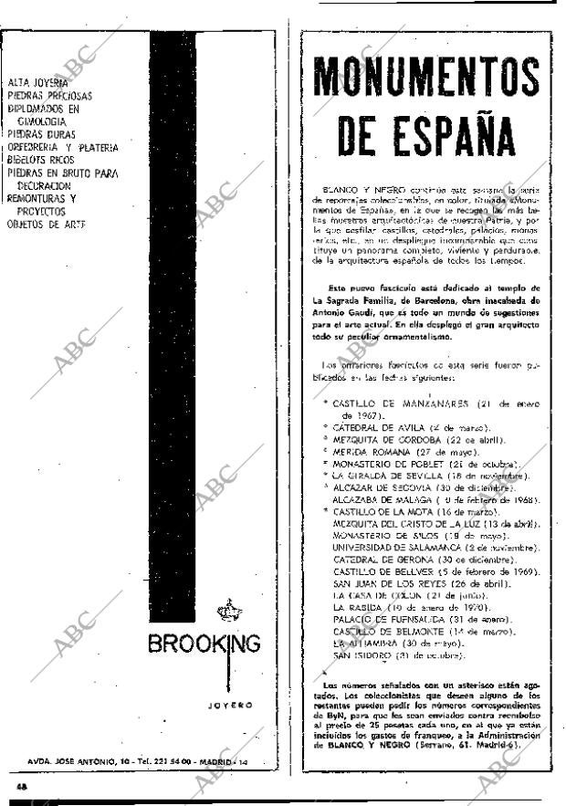 BLANCO Y NEGRO MADRID 12-12-1970 página 48