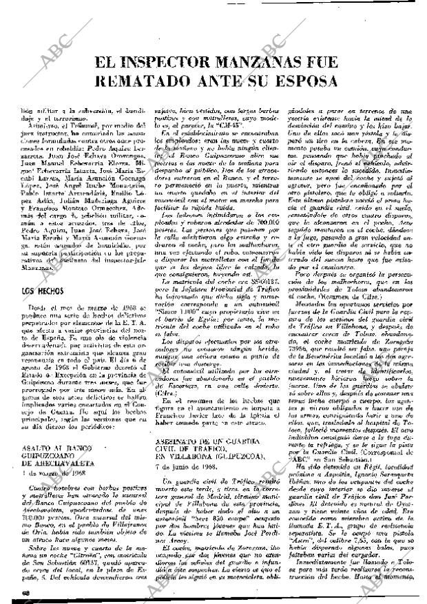 BLANCO Y NEGRO MADRID 12-12-1970 página 68