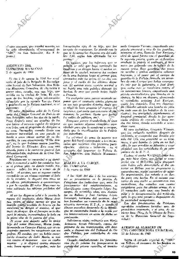 BLANCO Y NEGRO MADRID 12-12-1970 página 69
