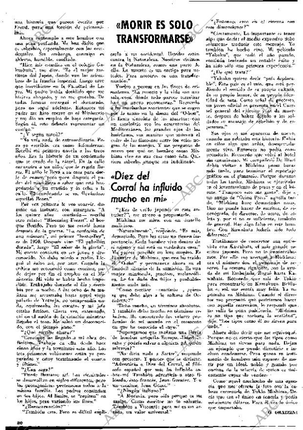 BLANCO Y NEGRO MADRID 12-12-1970 página 80