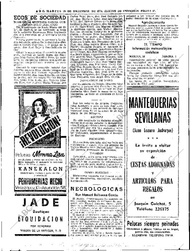 ABC SEVILLA 15-12-1970 página 60