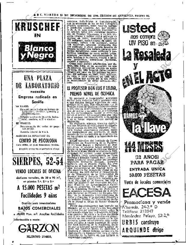 ABC SEVILLA 15-12-1970 página 82