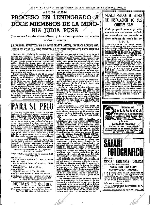 ABC MADRID 17-12-1970 página 31