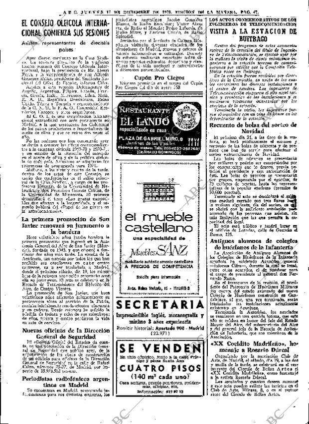 ABC MADRID 17-12-1970 página 47
