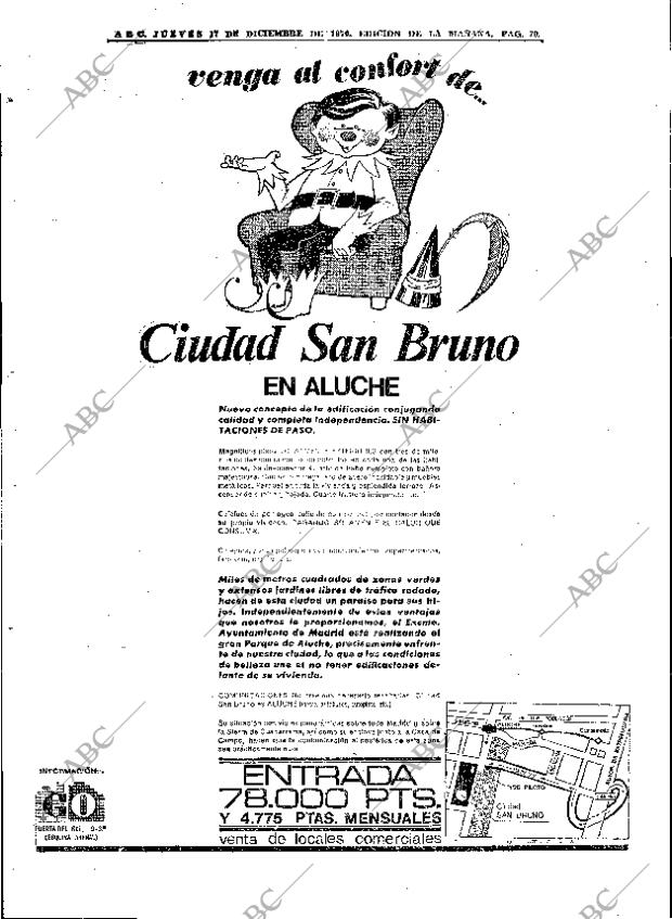 ABC MADRID 17-12-1970 página 70