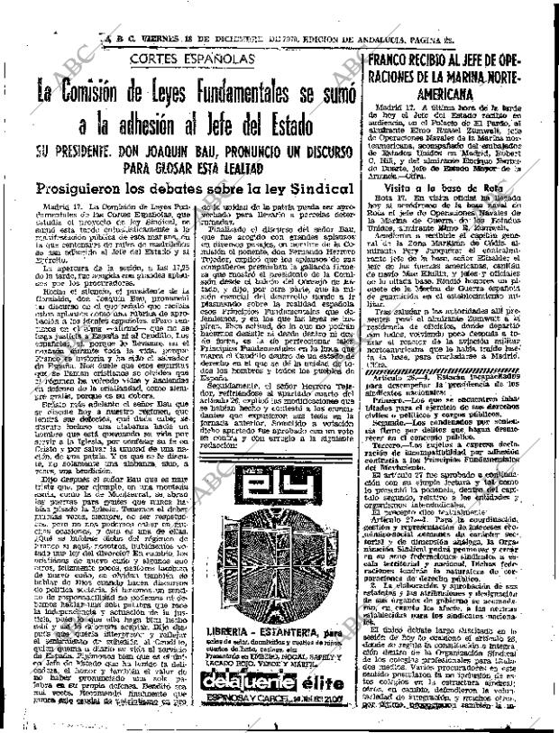 ABC SEVILLA 18-12-1970 página 23