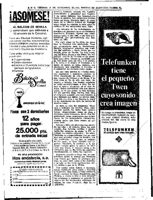 ABC SEVILLA 18-12-1970 página 28