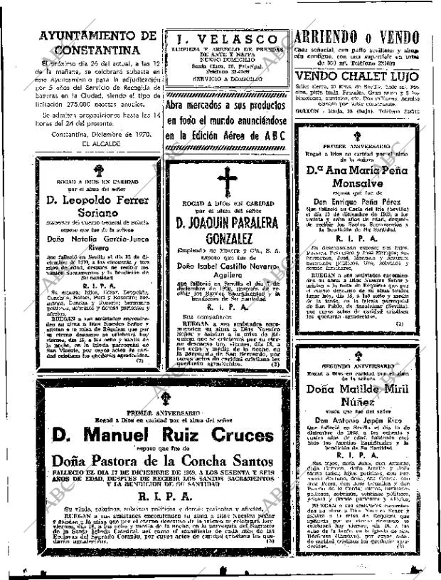 ABC SEVILLA 18-12-1970 página 56