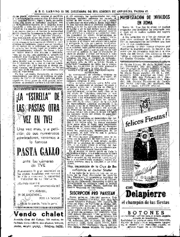 ABC SEVILLA 19-12-1970 página 67