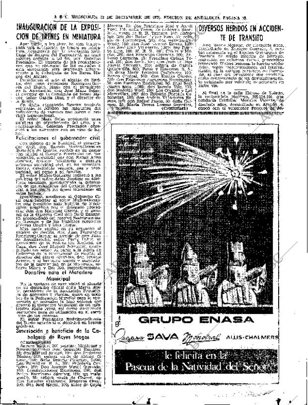 ABC SEVILLA 23-12-1970 página 53