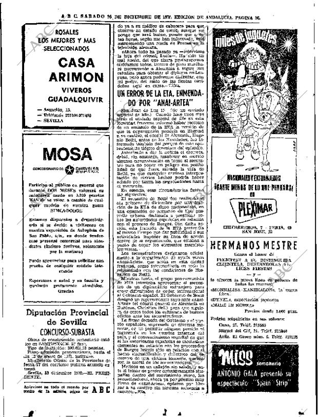 ABC SEVILLA 26-12-1970 página 34