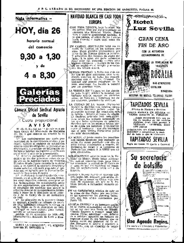 ABC SEVILLA 26-12-1970 página 44