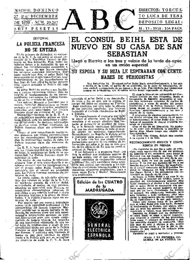 ABC MADRID 27-12-1970 página 13