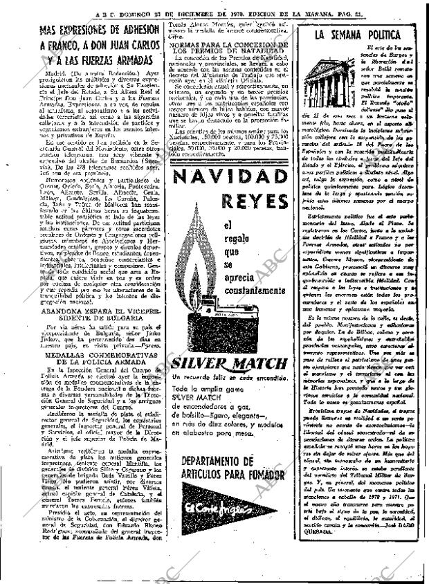 ABC MADRID 27-12-1970 página 21