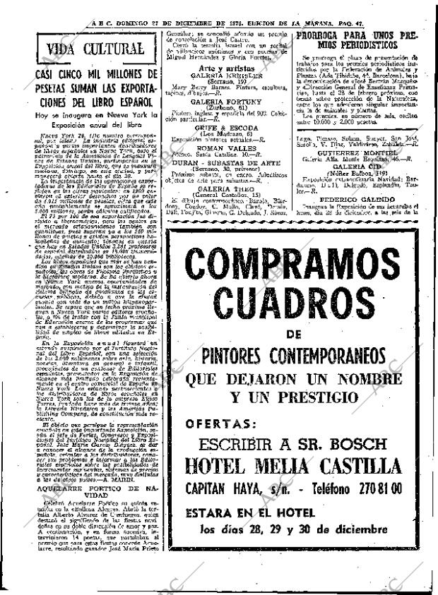 ABC MADRID 27-12-1970 página 47