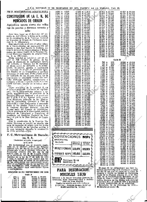 ABC MADRID 27-12-1970 página 56