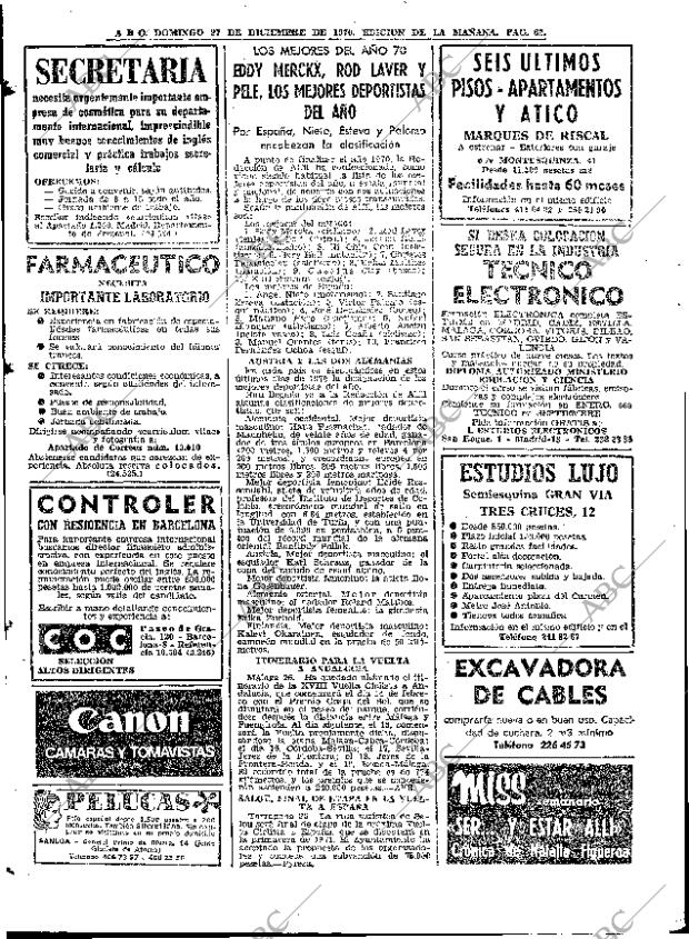 ABC MADRID 27-12-1970 página 62