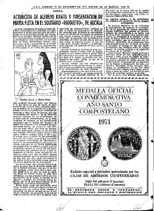 ABC MADRID 27-12-1970 página 67