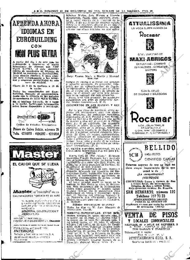 ABC MADRID 27-12-1970 página 68