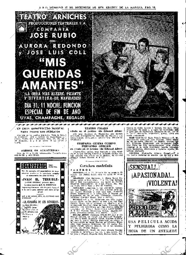 ABC MADRID 27-12-1970 página 73