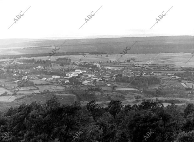 Vista general del pueblo de Riaza (Segovia)