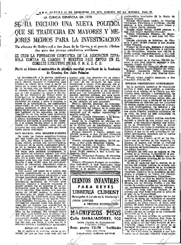 ABC MADRID 31-12-1970 página 47