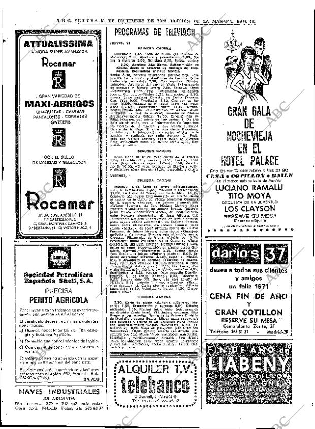 ABC MADRID 31-12-1970 página 76