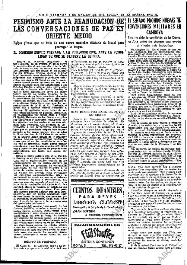 ABC MADRID 01-01-1971 página 21