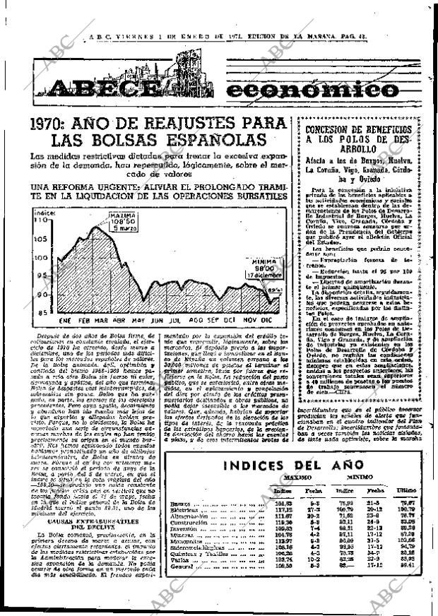 ABC MADRID 01-01-1971 página 43