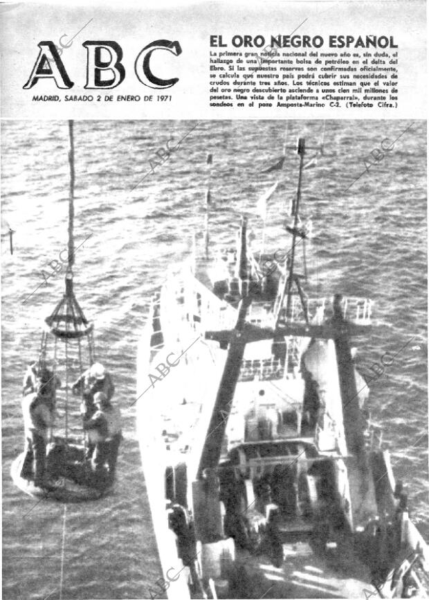 ABC MADRID 02-01-1971 página 1