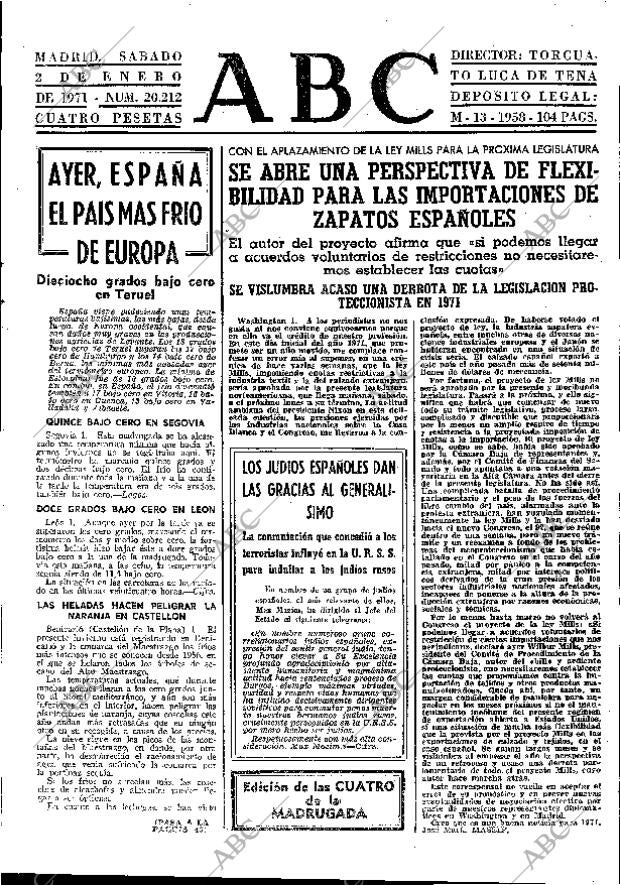 ABC MADRID 02-01-1971 página 25