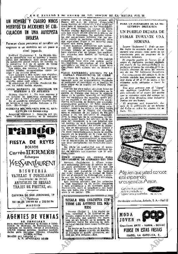 ABC MADRID 02-01-1971 página 32