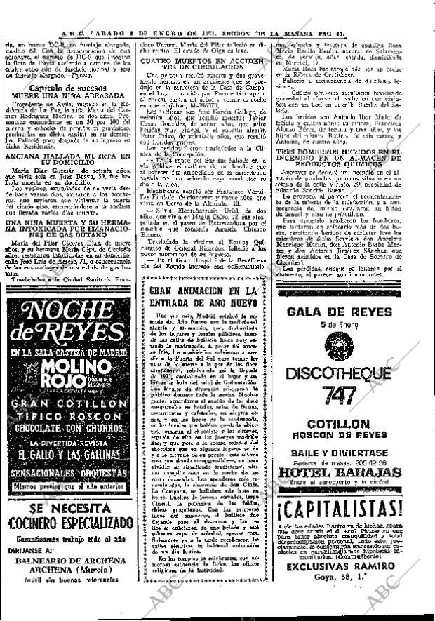ABC MADRID 02-01-1971 página 44